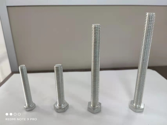Din933 Din931 हेक्सागोन बोल्ट 16mm - 70mm ग्रेड 4.8 8.8 10.9