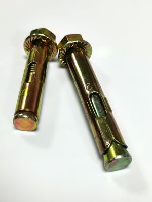 M8 आस्तीन एंकर बोल्ट हेक्स फ्लैंज नट हेक्स भारी शुल्क जस्ती