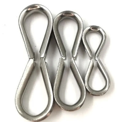 रिगिंग समुद्री ग्रेड स्टेनलेस स्टील तार रस्सी अंगूठी यूरोपीय वाणिज्यिक एम 8 प्रकार