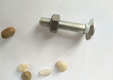 कार्बन स्टील कार बोल्ट के साथ गोल सिर आकार M6-M24 निर्माण के लिए