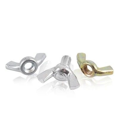 ग्रेड 4.8 8.8 विंग नट दीन 315 कार्बन स्टील जिंक प्लेटेड M8 हाथ से कसा हुआ
