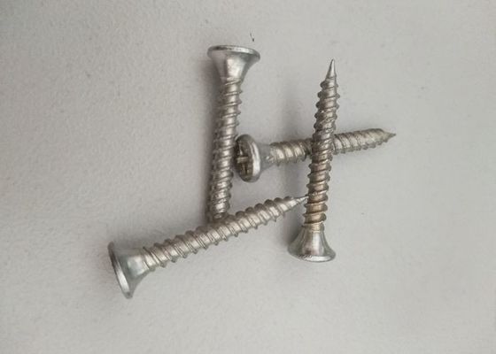 कार्बन स्टील पूर्ण धागा सूखी दीवार स्व ड्रिलिंग शिकंजा फ्लैट सिर धातु शिकंजा